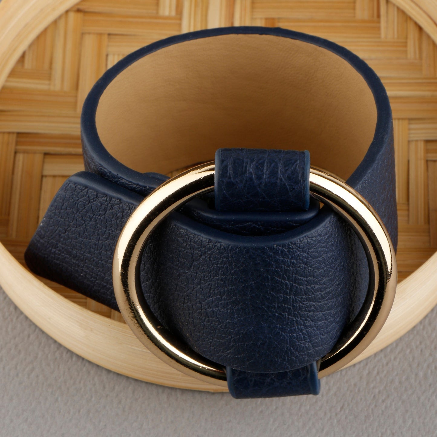 Earthen Knot- Statement Leather bracelet