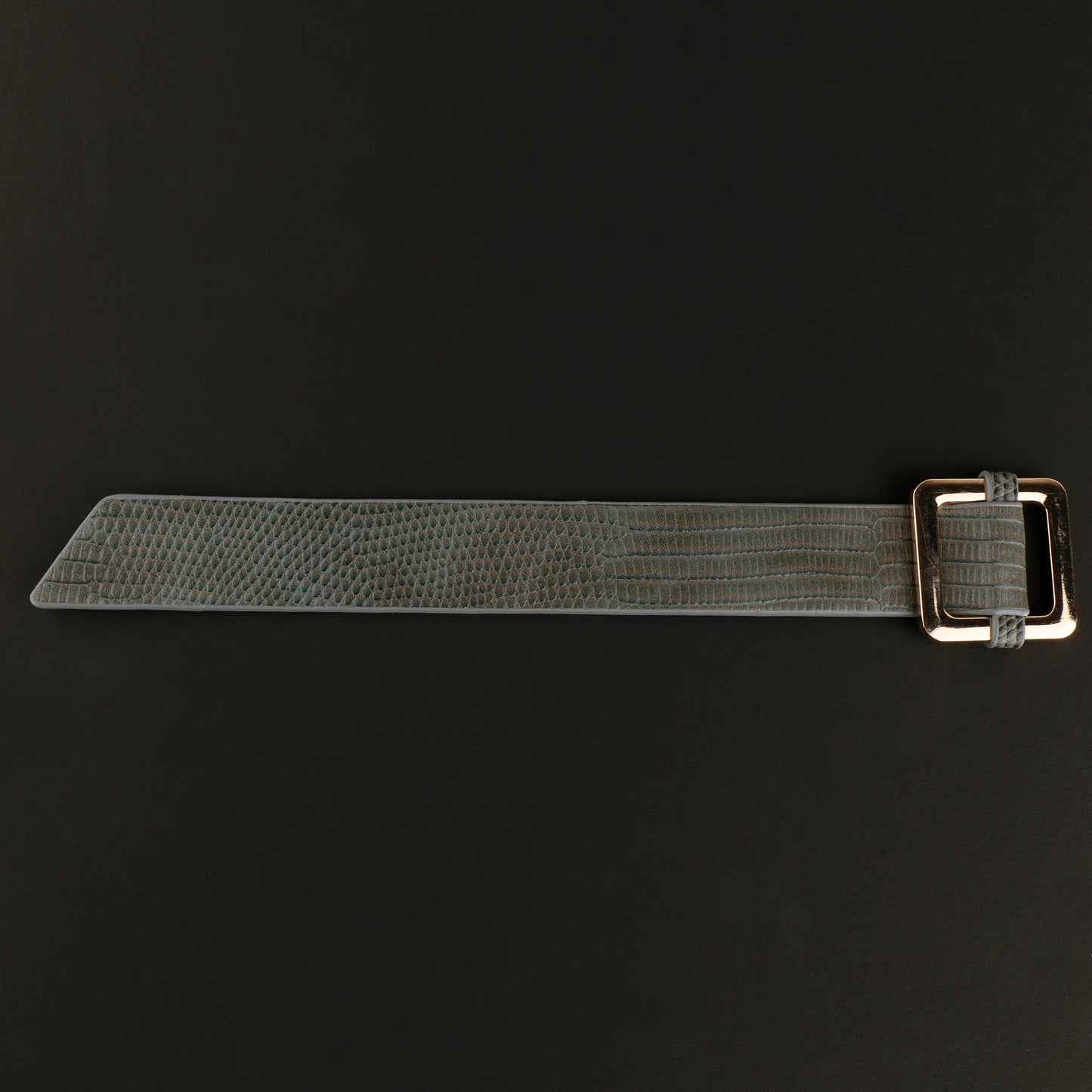 Rawhide Loop- Statement Leather bracelet