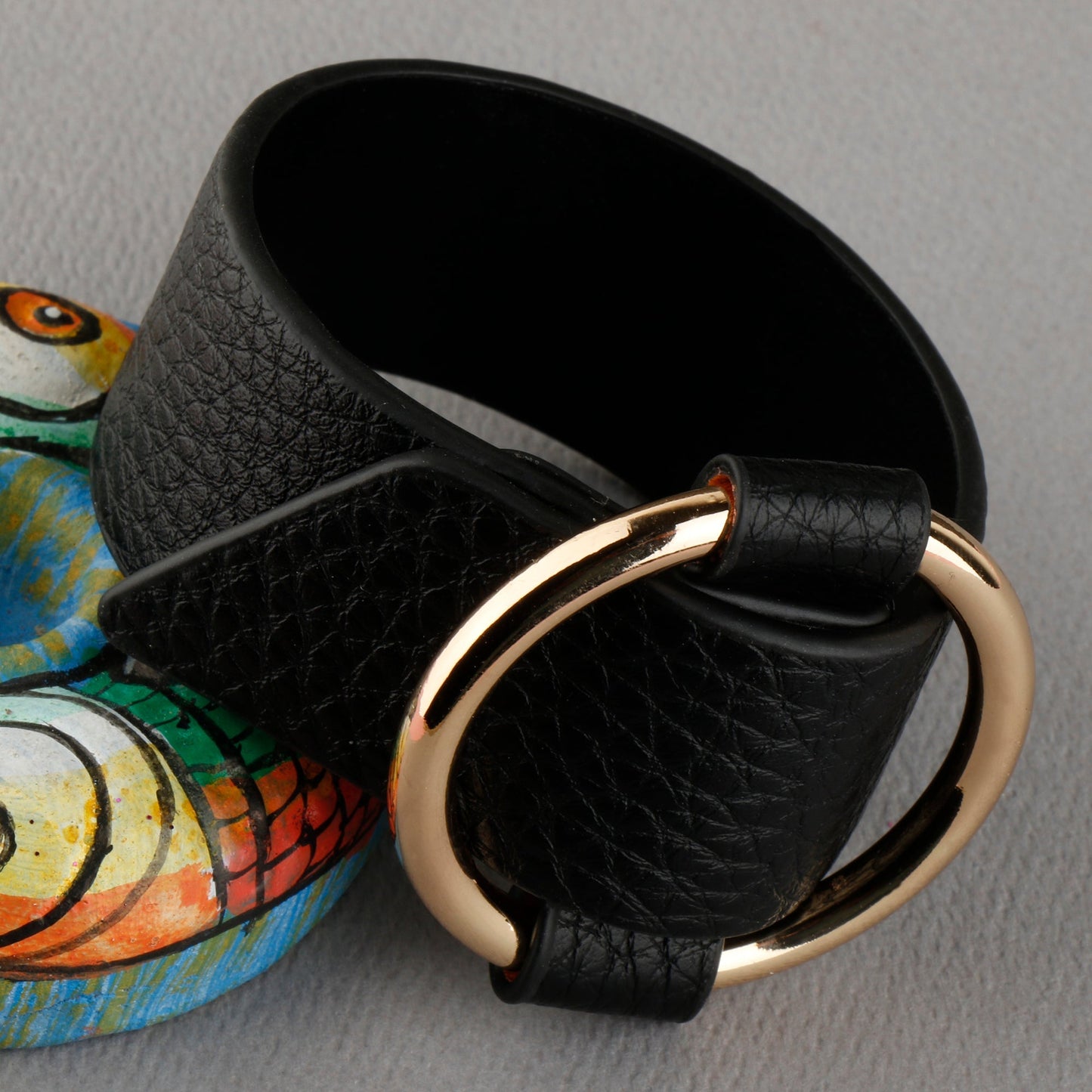 Bound Line- Statement Leather bracelet