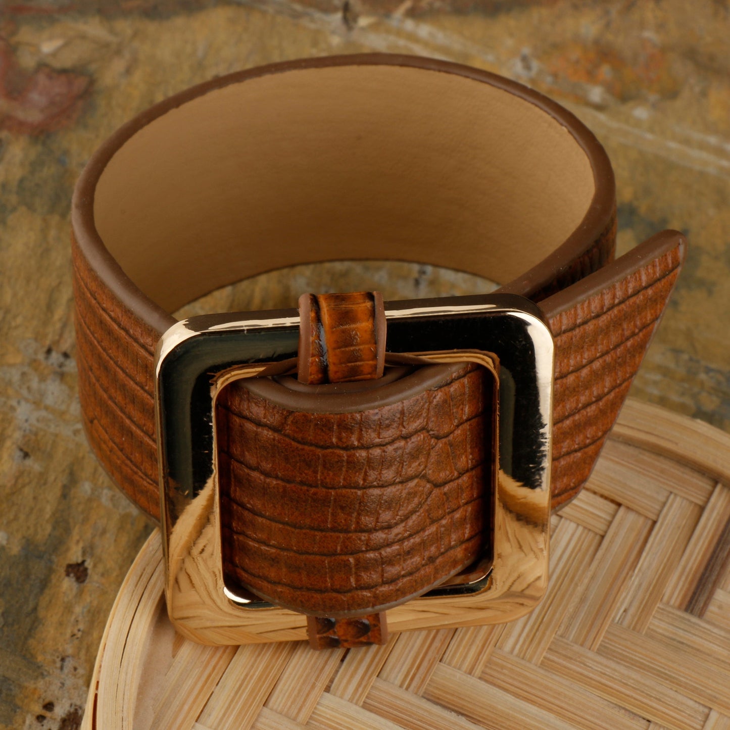 Boho Leather Wrap- Statement Leather Bracelet