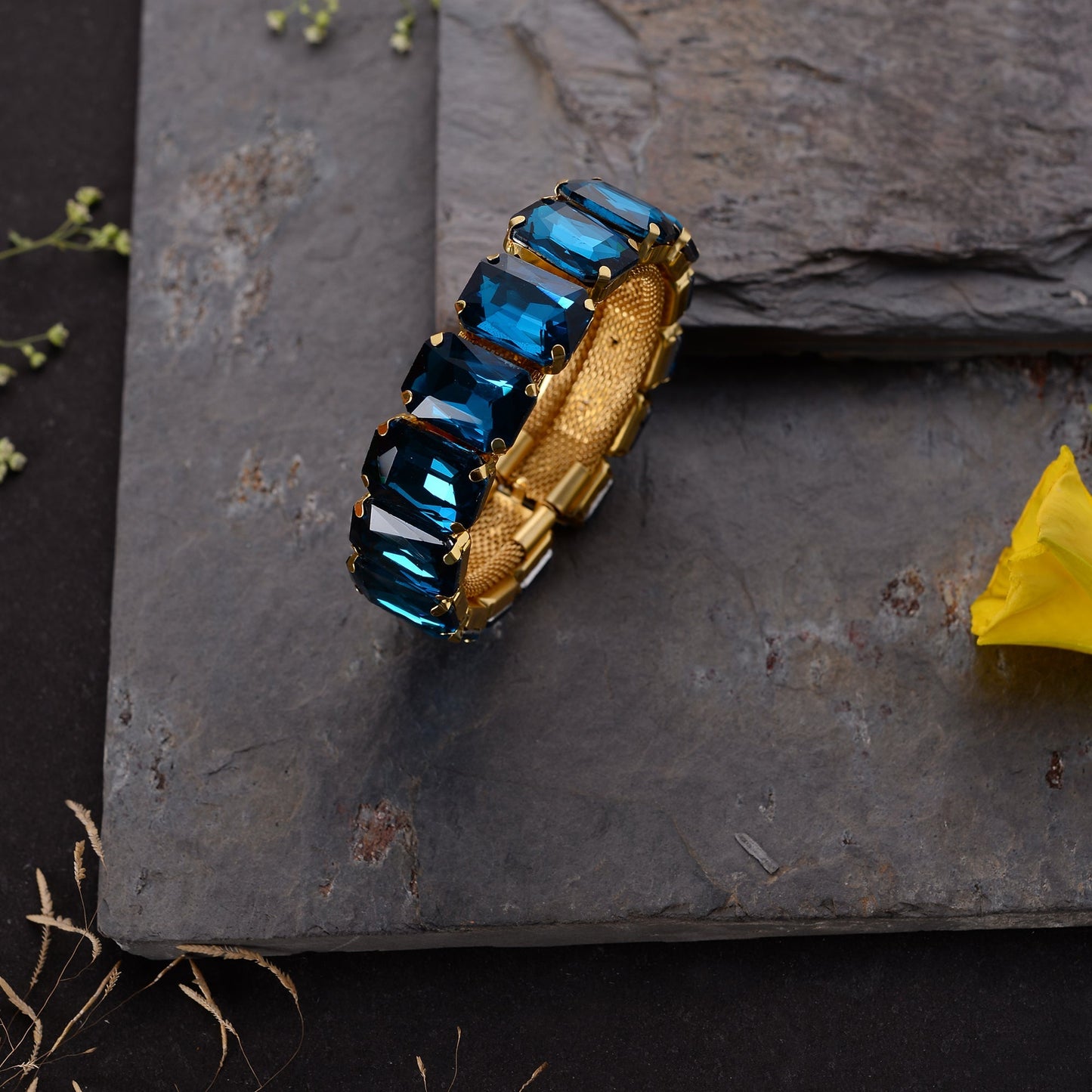 Glossy Glow- Stone studded Bracelet