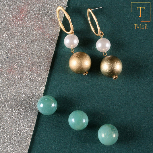 Pearl whisper- Pearly Dangler Earrings