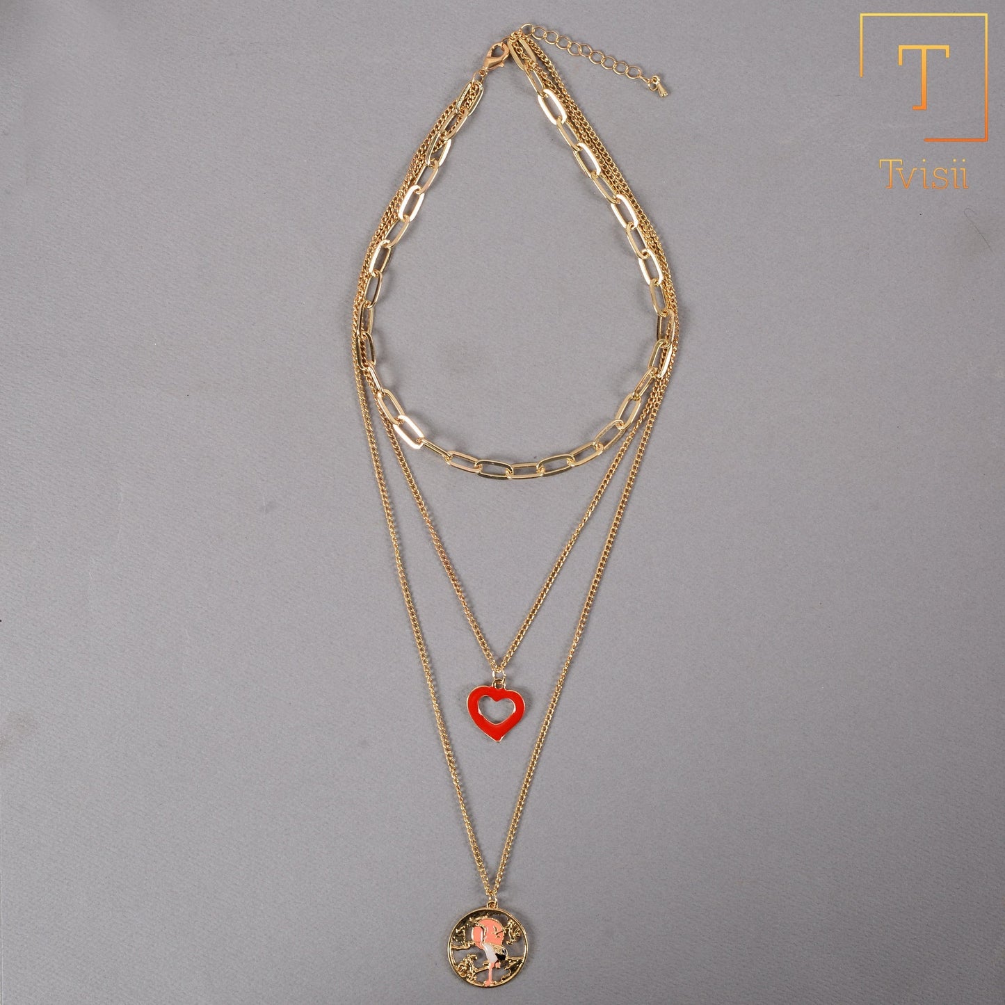 Nature’s Line- golden minimal layered necklace