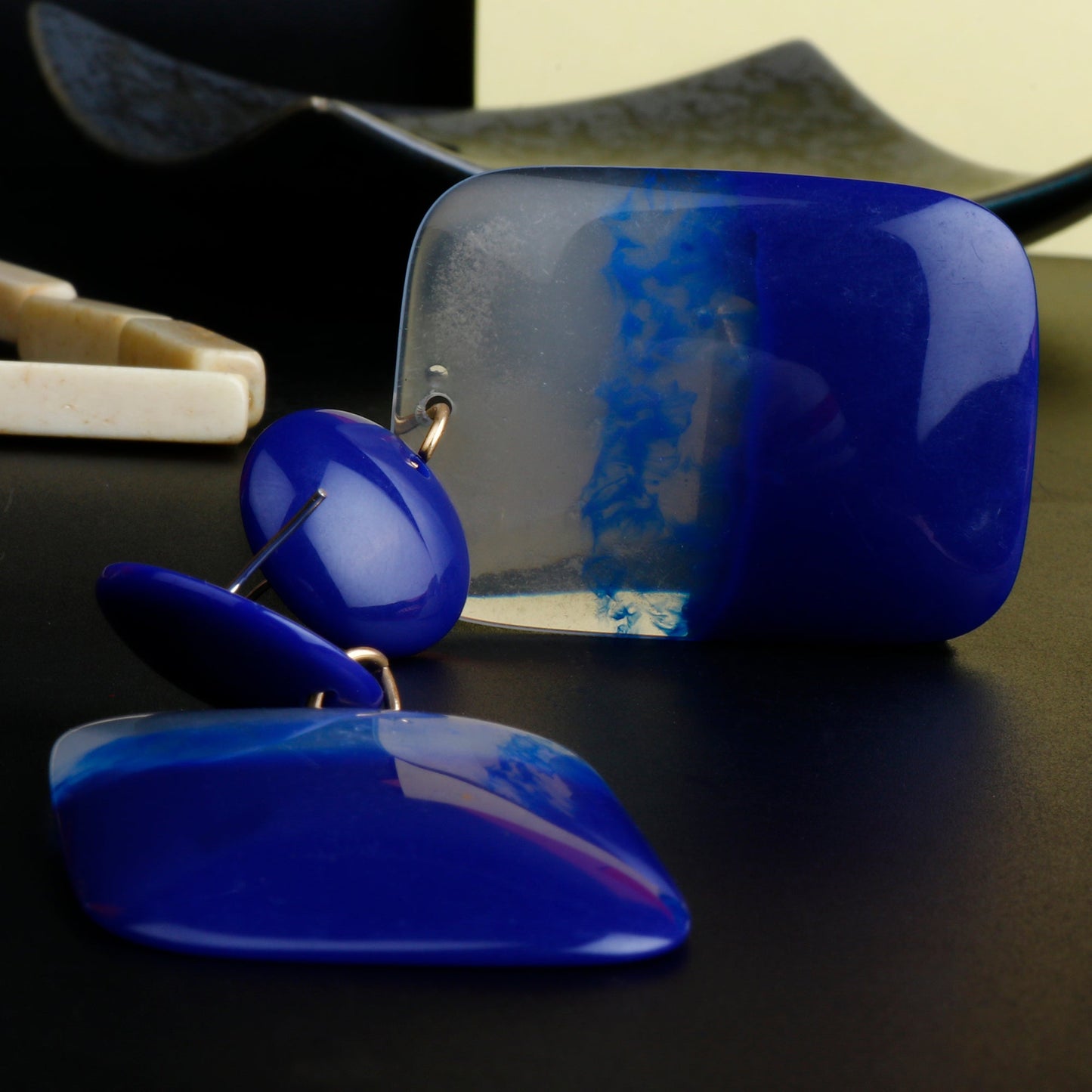 Wave- Ocean dangler earrings
