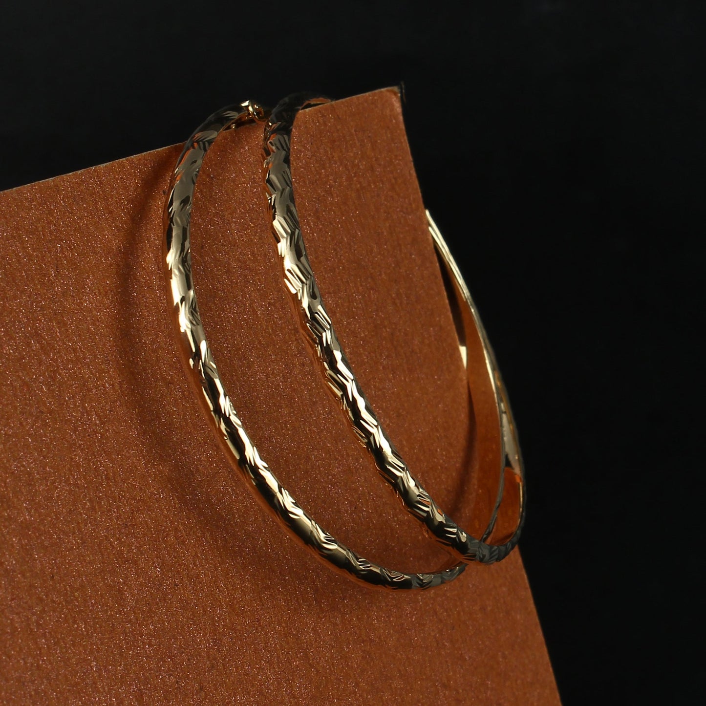 Sunlace- Metallic Hoop Earrings