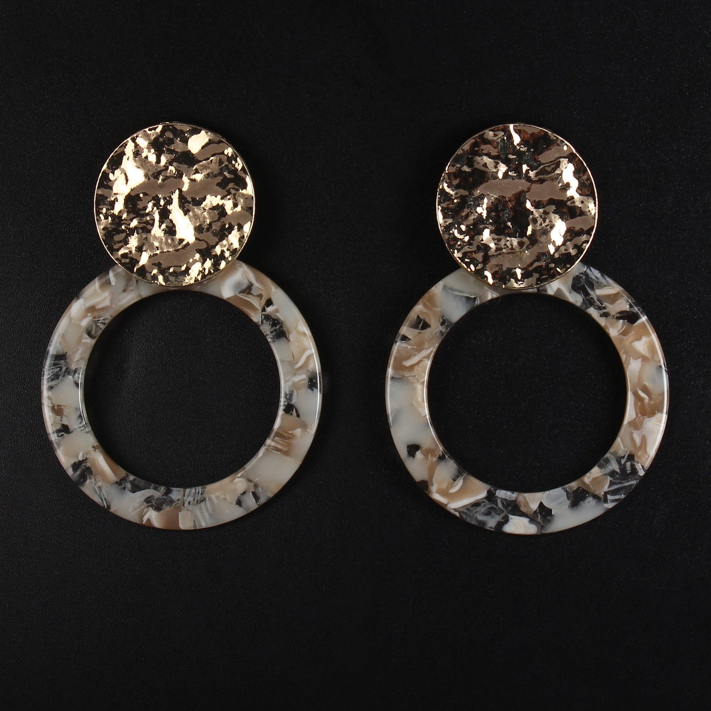 Golden Mold- Dangler earrings