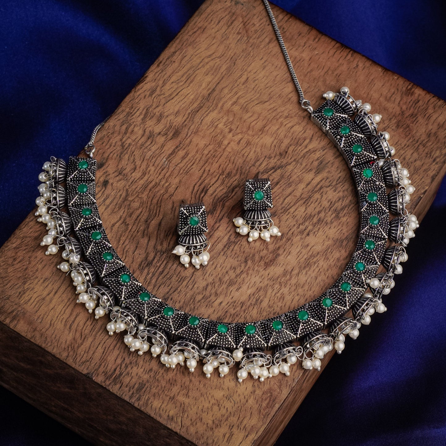 Kanakangi- Oxidised Necklace Set