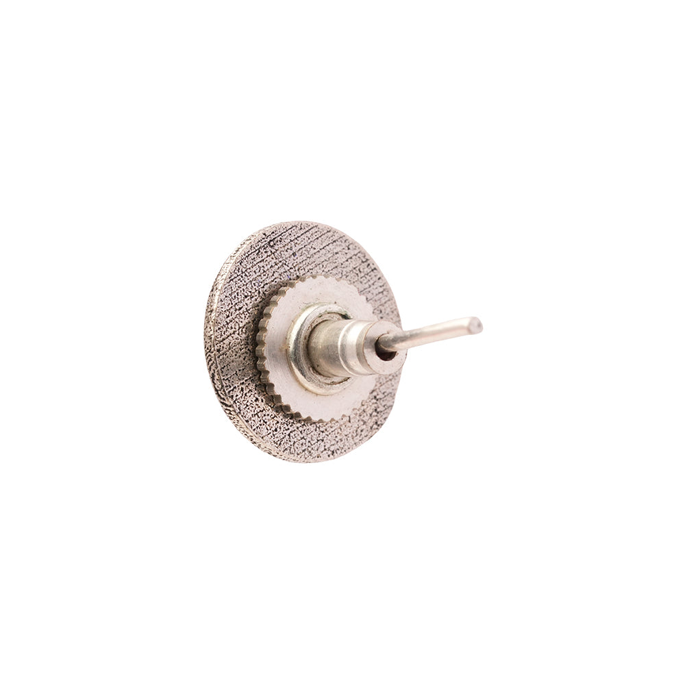 Chakra- Combo of Silver Brass Oxidised stud Earrings