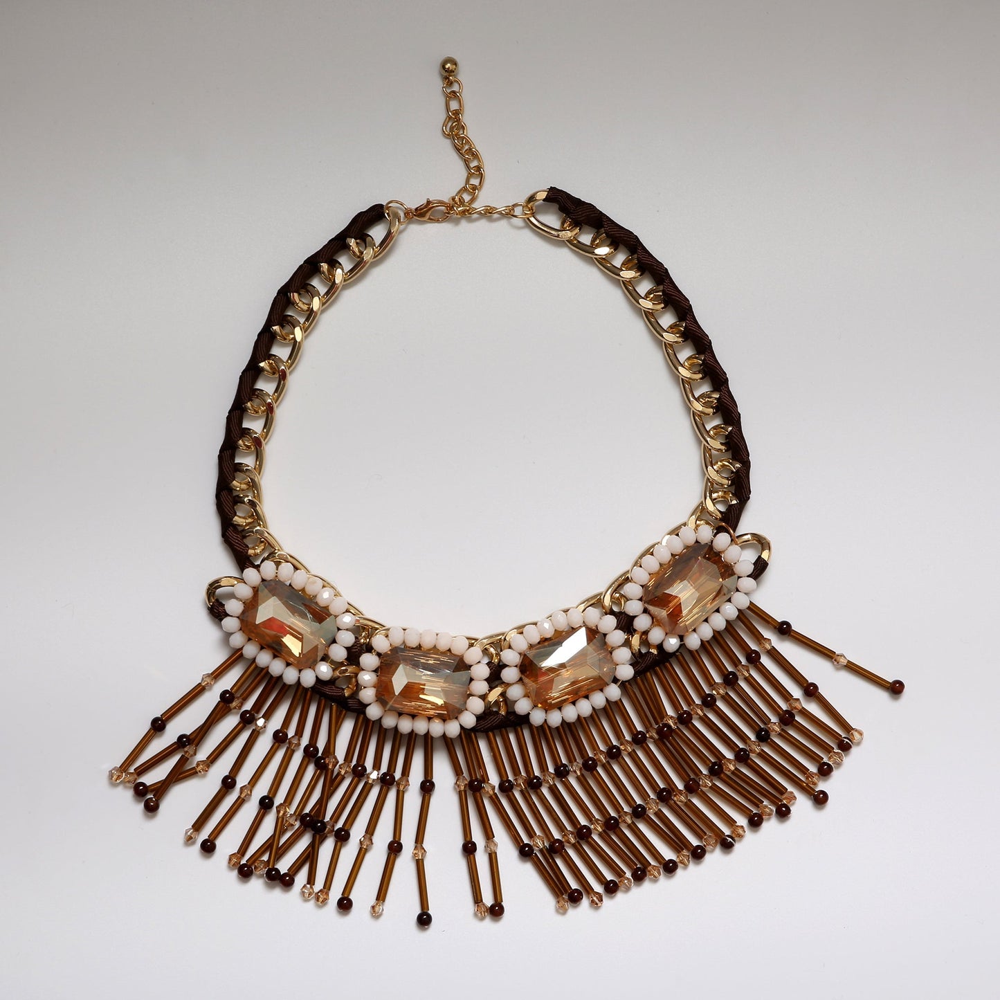 Vibe Loop- Tassle statement neckpiece