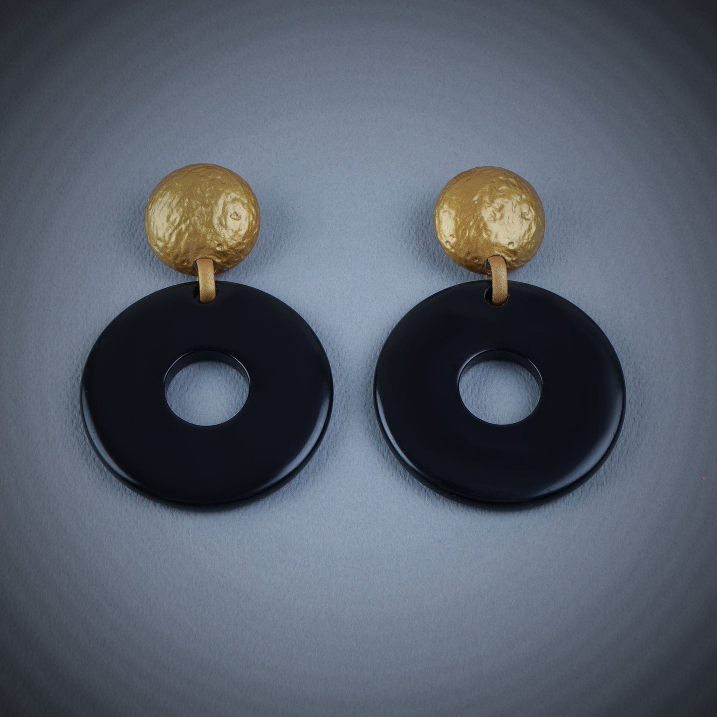 Blush Line- Stylish hoop dangler earrings